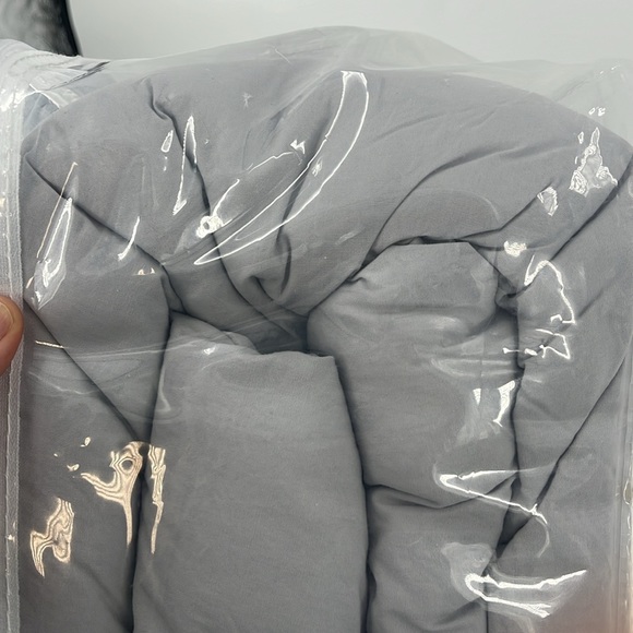 SIMPLY ESSENTIAL Garment Washed Comforter Set Twin XL Microchip Grey - Picture 10 of 12